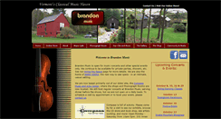 Desktop Screenshot of brandon-music.net